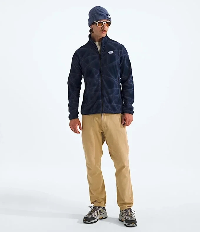 Glacier Fleece-jakke til mænd – Print Glacier Fleece-jakke til mænd – Print