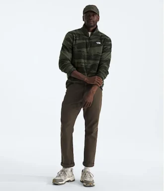 Glacier Fleece ½-Zip til mænd – Print
