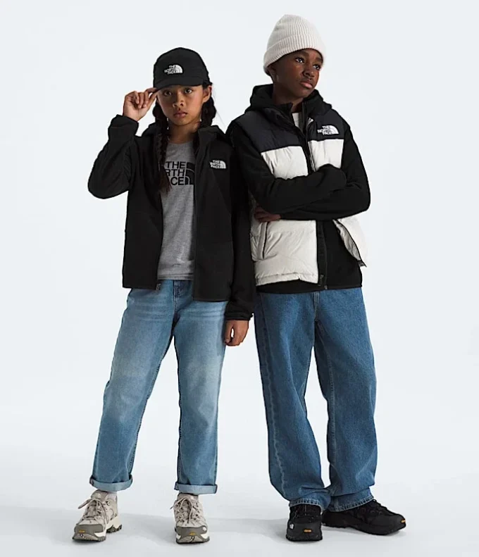 Glacier-hoodie med fuld lynlås til drenge og piger Glacier-hoodie med fuld lynlås til drenge og piger