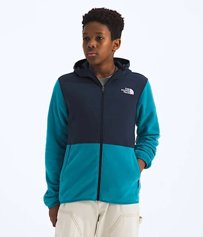 Glacier-hoodie med fuld lynlås til drenge og piger Glacier-hoodie med fuld lynlås til drenge og piger