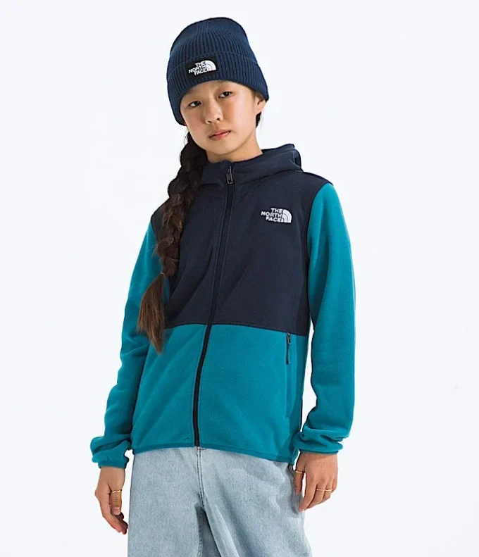 Glacier-hoodie med fuld lynlås til drenge og piger Glacier-hoodie med fuld lynlås til drenge og piger