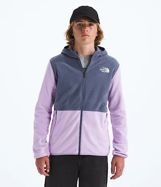 Glacier-hoodie med fuld lynlås til drenge og piger Glacier-hoodie med fuld lynlås til drenge og piger