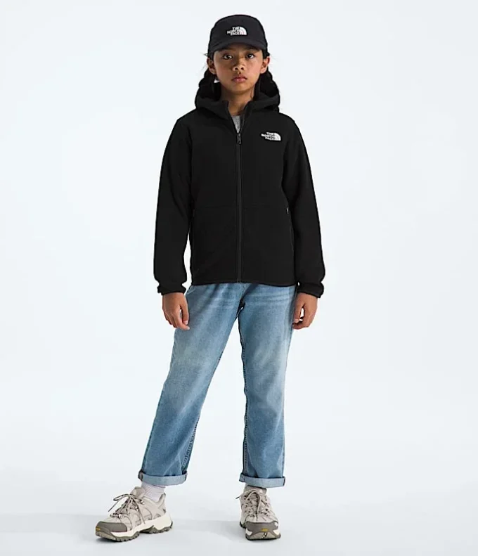 Glacier-hoodie med fuld lynlås til drenge og piger Glacier-hoodie med fuld lynlås til drenge og piger