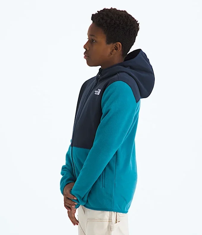 Glacier-hoodie med fuld lynlås til drenge og piger Glacier-hoodie med fuld lynlås til drenge og piger