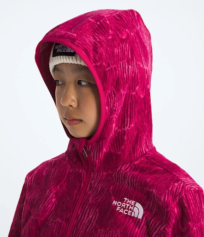Glacier-hoodie med fuld lynlås til drenge og piger – Print Glacier-hoodie med fuld lynlås til drenge og piger – Print