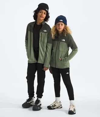 Hike Mid Layer Full-Zip til drenge og piger Hike Mid Layer Full-Zip til drenge og piger