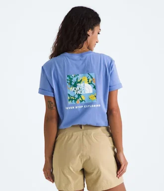 Kortærmet Core Flower Power Box NSE T-shirt til kvinder Kortærmet Core Flower Power Box NSE T-shirt til kvinder