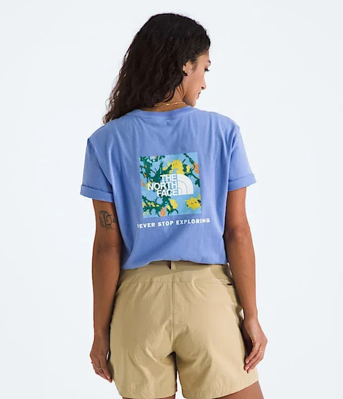 Kortærmet Core Flower Power Box NSE T-shirt til kvinder Kortærmet Core Flower Power Box NSE T-shirt til kvinder