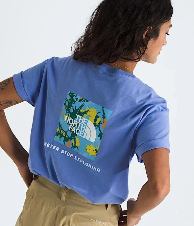 Kortærmet Core Flower Power Box NSE T-shirt til kvinder Kortærmet Core Flower Power Box NSE T-shirt til kvinder