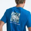 Kortærmet Core Wavy Lines Box NSE T-shirt til mænd Kortærmet Core Wavy Lines Box NSE T-shirt til mænd