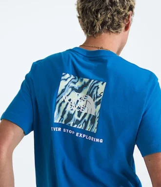 Kortærmet Core Wavy Lines Box NSE T-shirt til mænd Kortærmet Core Wavy Lines Box NSE T-shirt til mænd