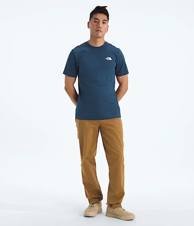 Kortærmet Core Wavy Lines Box NSE T-shirt til mænd Kortærmet Core Wavy Lines Box NSE T-shirt til mænd