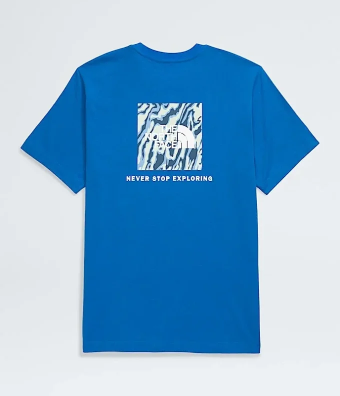 Kortærmet Core Wavy Lines Box NSE T-shirt til mænd Kortærmet Core Wavy Lines Box NSE T-shirt til mænd