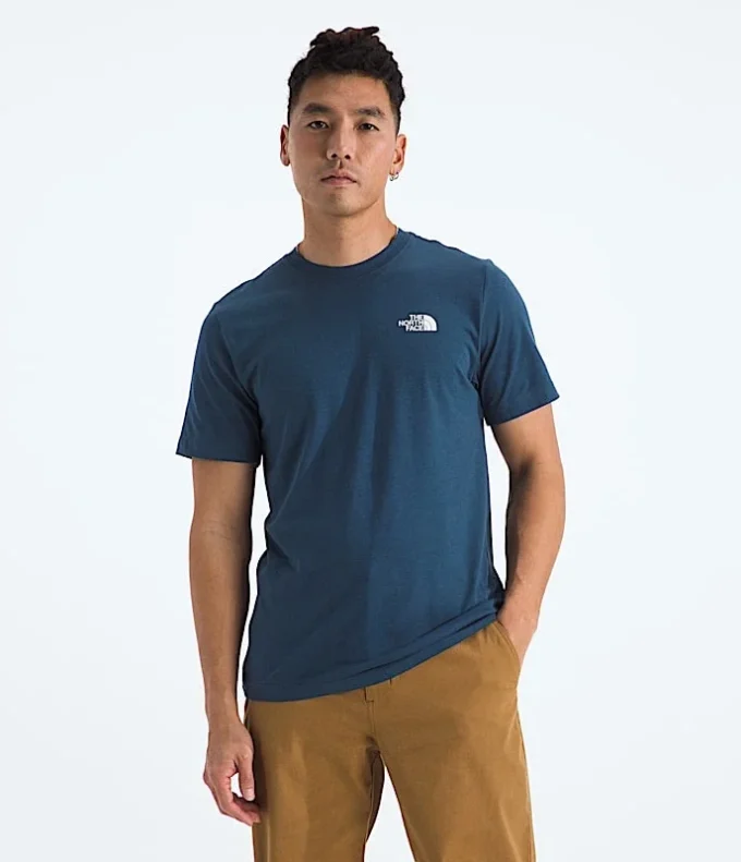 Kortærmet Core Wavy Lines Box NSE T-shirt til mænd Kortærmet Core Wavy Lines Box NSE T-shirt til mænd