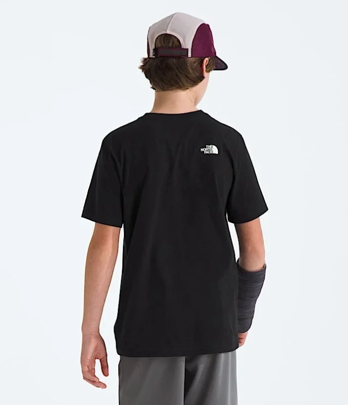 Kortærmet T-shirt med landskabsmotiv til drenge og piger Kortærmet T-shirt med landskabsmotiv til drenge og piger