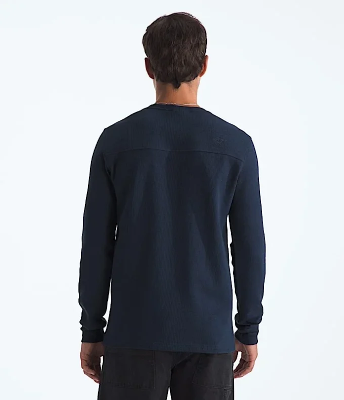Langærmet Henley-trøje til mænd Langærmet Henley-trøje til mænd