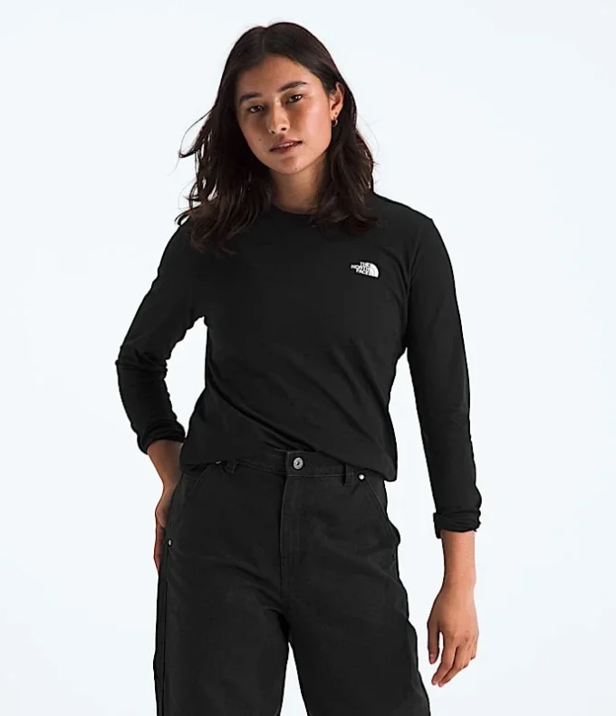 Langærmet Simple Dome Tee til kvinder Langærmet Simple Dome Tee til kvinder