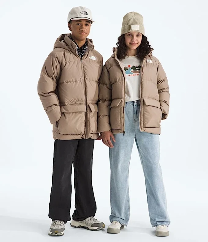 North Down fleeceforet kort parka til drenge og piger North Down fleeceforet kort parka til drenge og piger
