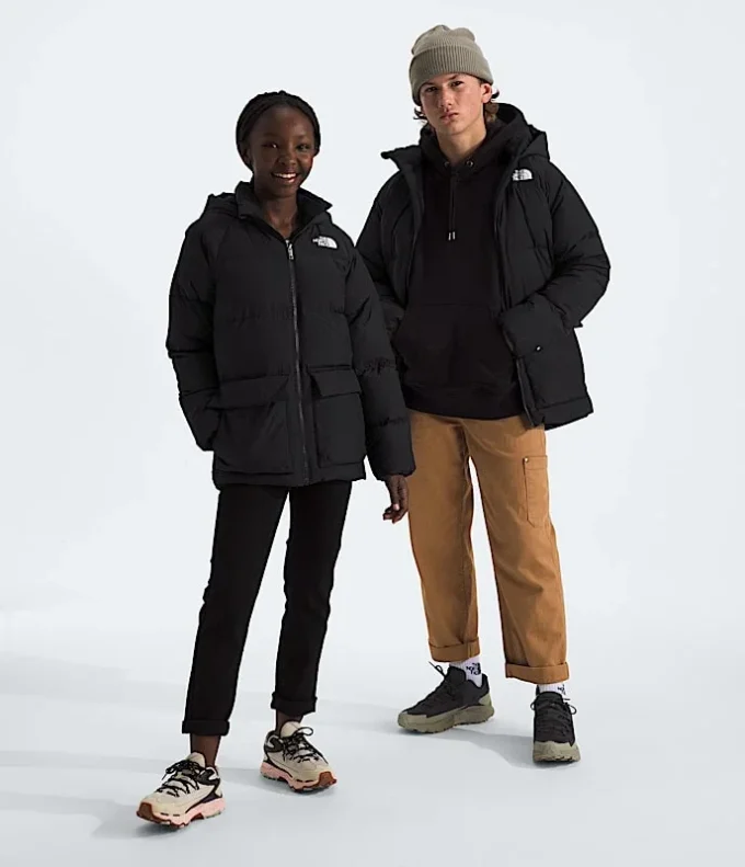 North Down fleeceforet kort parka til drenge og piger North Down fleeceforet kort parka til drenge og piger
