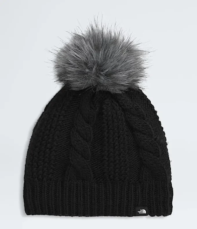 Oh Mega Fur Pom Beanie med foring til børn