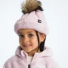 Oh Mega Fur Pom Beanie med foring til børn
