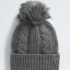 Oh Mega Fur Pom Beanie til kvinder Oh Mega Fur Pom Beanie til kvinder