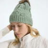 Oh Mega Fur Pom Beanie til kvinder Oh Mega Fur Pom Beanie til kvinder