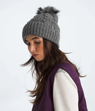 Oh Mega Fur Pom Beanie til kvinder
