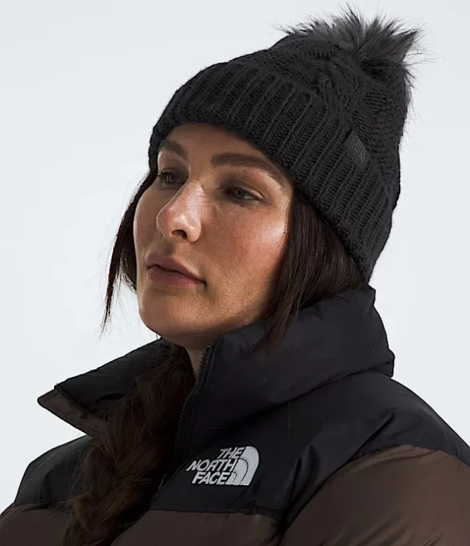 Oh Mega Fur Pom Beanie til kvinder Oh Mega Fur Pom Beanie til kvinder