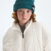 Reversibel Shasta-jakke med gennemgående lynlås til piger Reversibel Shasta-jakke med gennemgående lynlås til piger