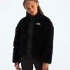 Reversibel Shasta-jakke med gennemgående lynlås til piger Reversibel Shasta-jakke med gennemgående lynlås til piger