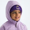 Reversibel Shasta-jakke med hætte og gennemgående lynlås til piger Reversibel Shasta-jakke med hætte og gennemgående lynlås til piger