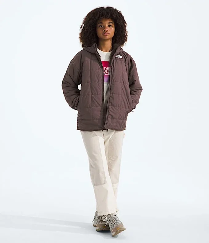 Reversibel Shasta kort parka til piger Reversibel Shasta kort parka til piger