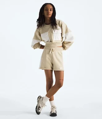 Terry Oversized Cropped Crew til kvinder