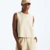 Terry Relaxed Cropped Tank til kvinder Terry Relaxed Cropped Tank til kvinder