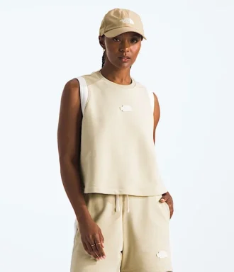 Terry Relaxed Cropped Tank til kvinder