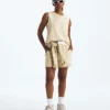Terry Relaxed Cropped Tank til kvinder Terry Relaxed Cropped Tank til kvinder