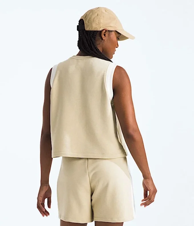 Terry Relaxed Cropped Tank til kvinder Terry Relaxed Cropped Tank til kvinder