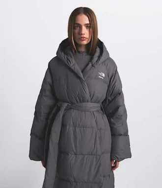 The North Face X SKIMS Nuptse Wrap Parka til kvinder