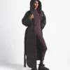 The North Face X SKIMS Nuptse Wrap Parka til kvinder