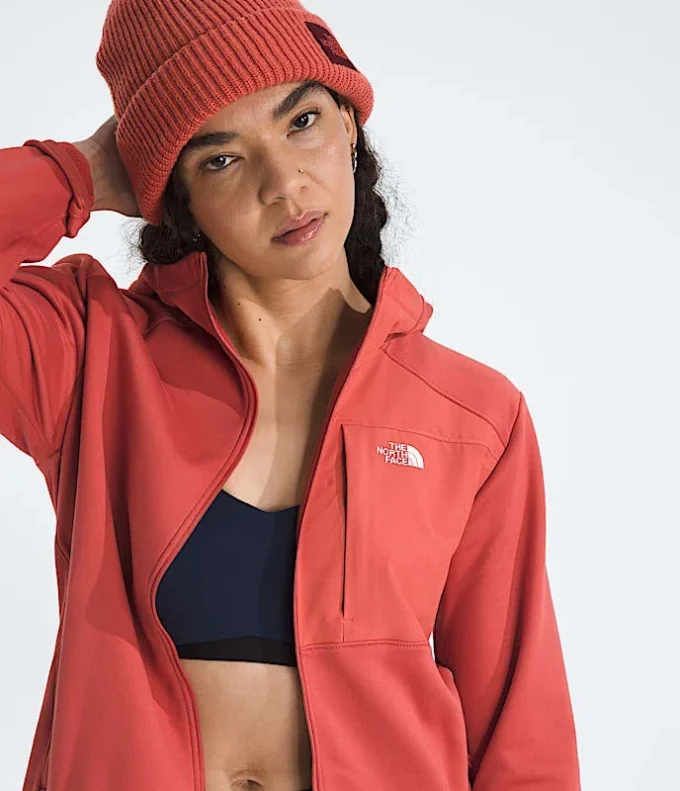 TNF™ Performance Fleece Full-Zip Hoodie til kvinder