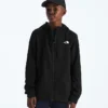 TNF™ Performance Fleece-jakke med hætte og gennemgående lynlås til drenge og piger TNF™ Performance Fleece-jakke med hætte og gennemgående lynlås til drenge og piger