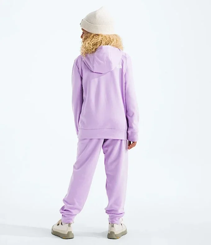 TNF™ Performance Fleece-jakke med hætte og gennemgående lynlås til drenge og piger TNF™ Performance Fleece-jakke med hætte og gennemgående lynlås til drenge og piger
