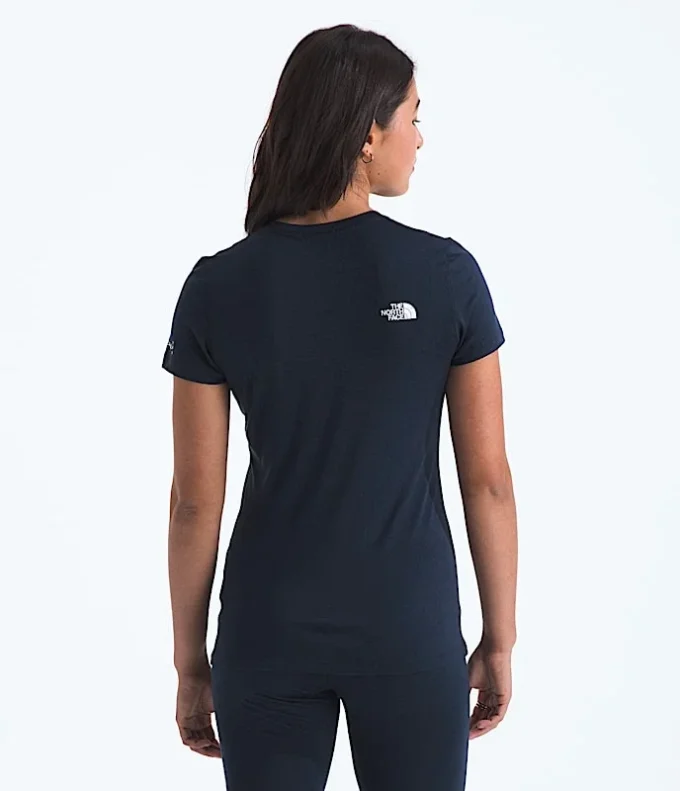TNF X Smartwool Merino Blend 150 kortærmet bluse til kvinder TNF X Smartwool Merino Blend 150 kortærmet bluse til kvinder