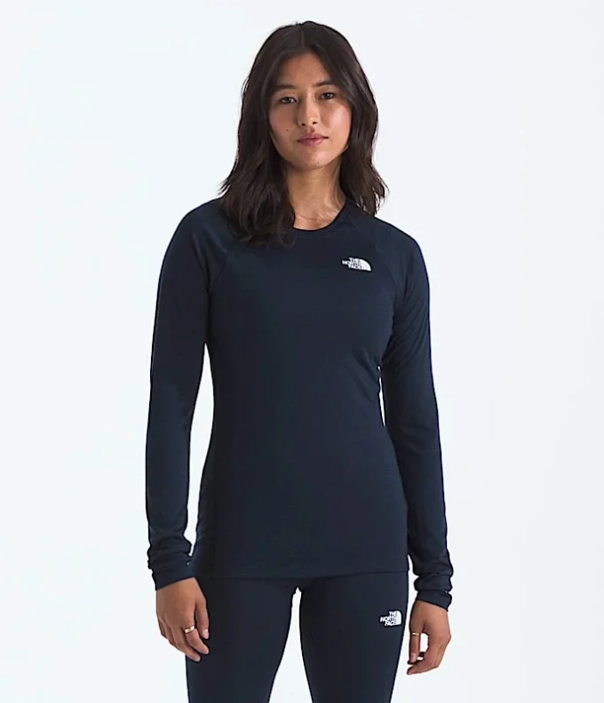 TNF X Smartwool Merino Blend 150 langærmet bluse til kvinder TNF X Smartwool Merino Blend 150 langærmet bluse til kvinder