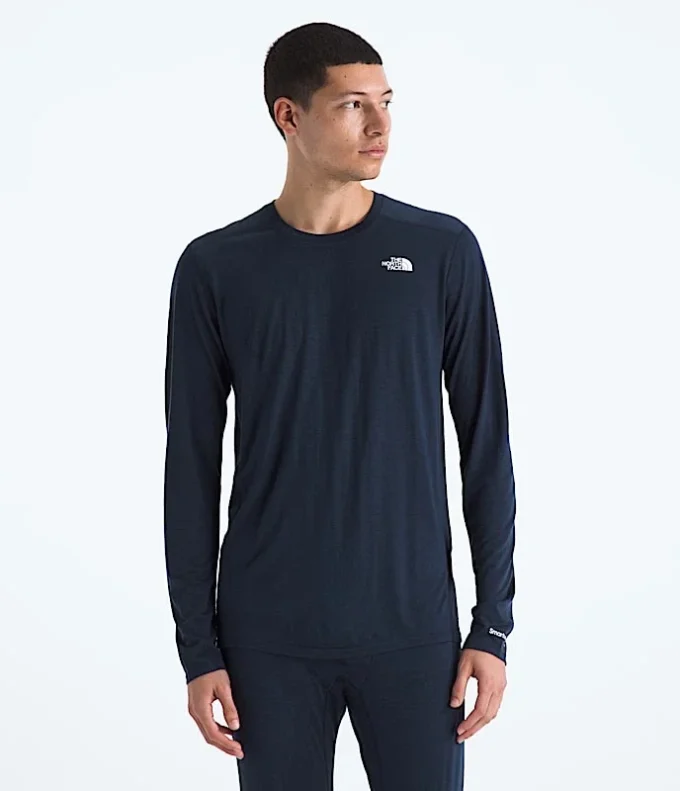TNF X Smartwool Merino Blend 150 langærmet T-shirt til mænd TNF X Smartwool Merino Blend 150 langærmet T-shirt til mænd