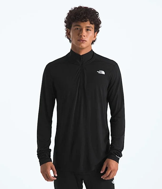 TNF X Smartwool Merino Blend 150 langærmet ?-Zip til mænd TNF X Smartwool Merino Blend 150 langærmet ?-Zip til mænd