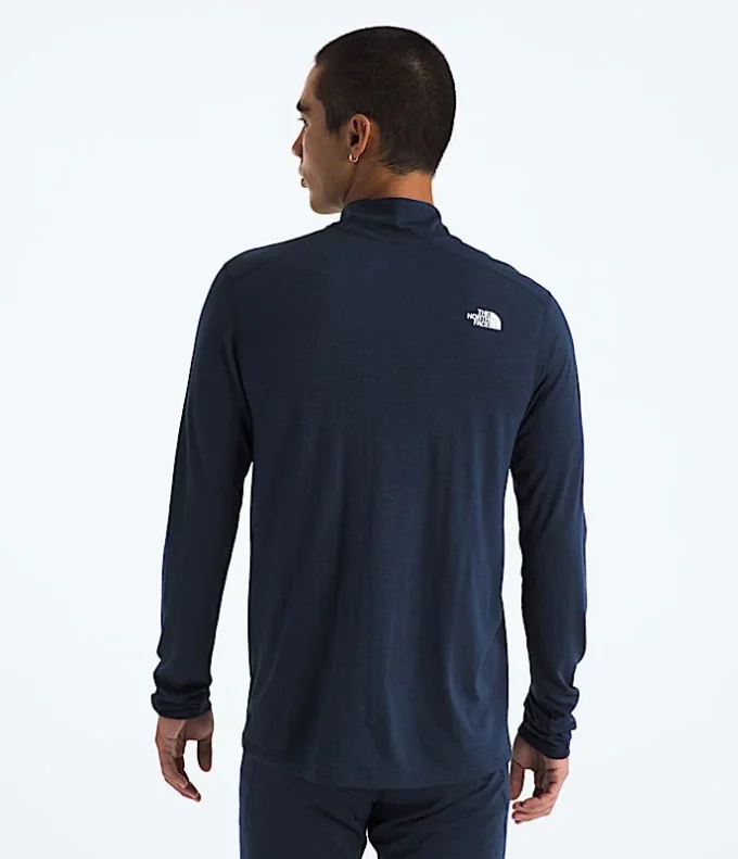 TNF X Smartwool Merino Blend 150 langærmet ?-Zip til mænd TNF X Smartwool Merino Blend 150 langærmet ?-Zip til mænd