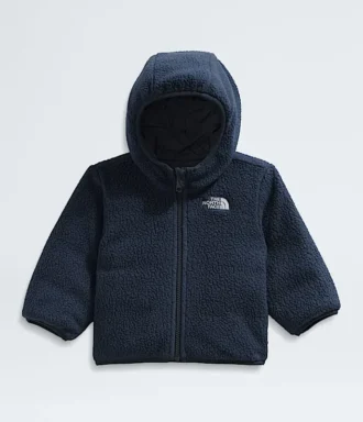 Vendbar Shasta-jakke med hætte og gennemgående lynlås til baby-drenge Vendbar Shasta-jakke med hætte og gennemgående lynlås til baby-drenge